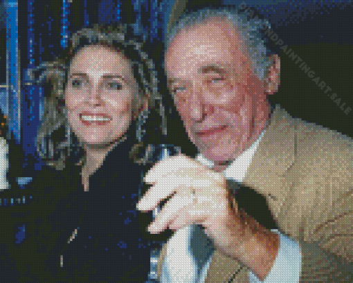 Charles Bukowski And Faye Dunaway Diamond Painting Art