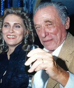 Charles Bukowski And Faye Dunaway Diamond Painting Art