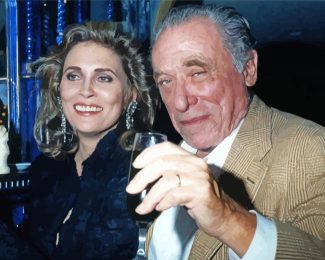 Charles Bukowski And Faye Dunaway Diamond Painting Art