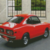 Classic Mazda Red Car Diamond Painting Art