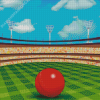 Cricket Stadium Art Diamond Painting Art