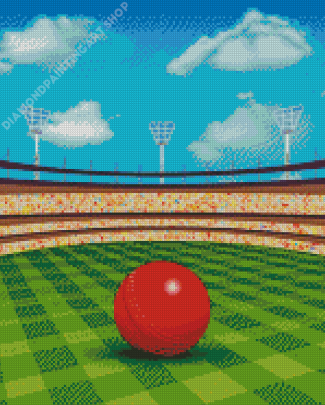 Cricket Stadium Art Diamond Painting Art