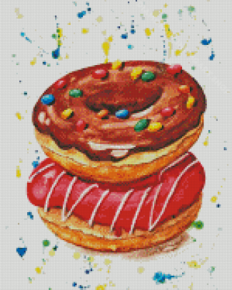 Donuts Art Diamond Painting Art