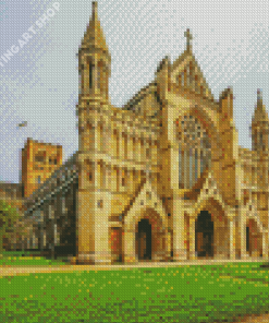 England St Albans Cathedral Diamond Painting Art