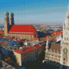 Frauenkirche Marienplatz Diamond Painting Art