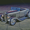 Grey 1932 Ford Car Diamond Painting Art