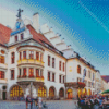 Hofbrauhaus Munchen Marienplatz Diamond Painting Art