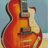 Hofner Guitar Bass Diamond Painting Art