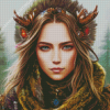 Huntress Woman Diamond Painting Art