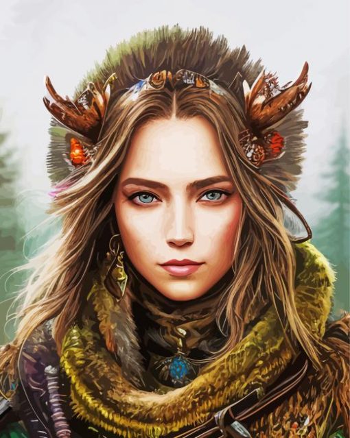 Huntress Woman Diamond Painting Art