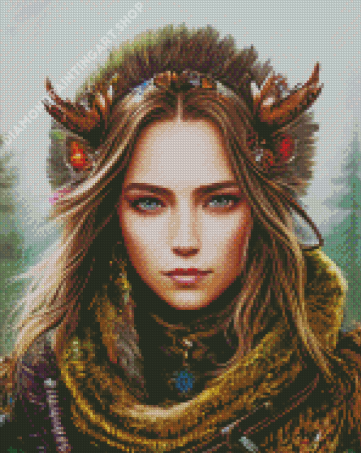 Huntress Woman Diamond Painting Art