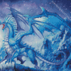 Ice Dragon Diamond Painting Art