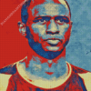 Illustration Patrick Vieira Footballer Diamond Painting Art