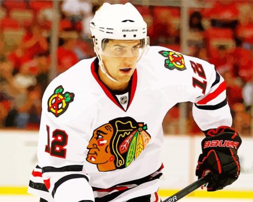 Kyle Beach Chicago Blackhawks Player Diamond Painting Art