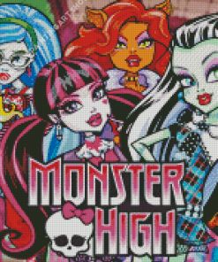 Monster High Diamond Painting Art