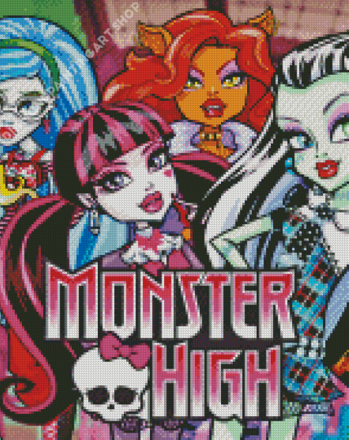 Monster High Diamond Painting Art