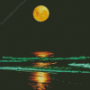 Moon Light On The Beach Diamond Painting Art