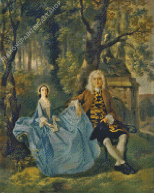 Mr And Mrs Carter Thomas Gainsborough Diamond Painting Art