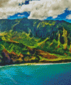 Na Pali Coast State Park Landscape Diamond Painting Art