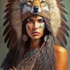 Native American Indian Diamond Painting Art