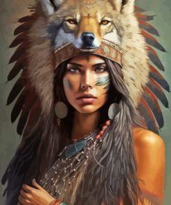 Native American Indian Diamond Painting Art