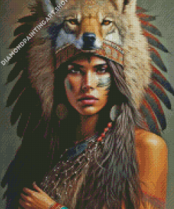 Native American Indian Diamond Painting Art