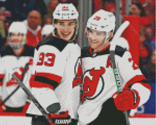 New Jersey Devils Diamond Painting Art