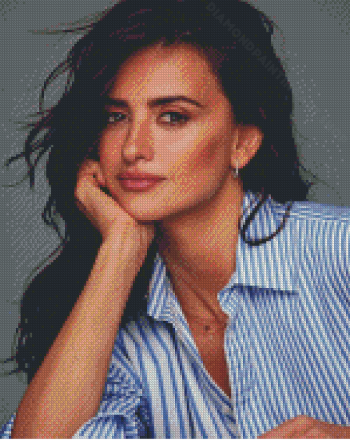 Penelope Cruz Spanish Actress Diamond Painting Art