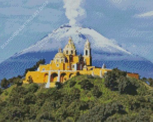 Popocatepetl Mexico Diamond Painting Art