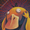 Psyduck Vintage Art Diamond Painting Art