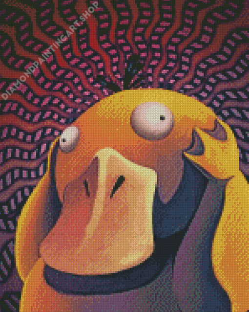 Psyduck Vintage Art Diamond Painting Art