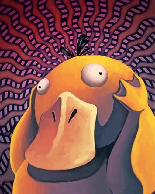 Psyduck Vintage Art Diamond Painting Art