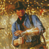 Red Dead Redemption 2 Arthur Morgan Character Diamond Painting Art