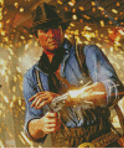 Red Dead Redemption 2 Arthur Morgan Character Diamond Painting Art