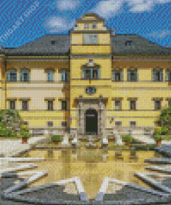 Schlosspark Von Hellbrunn Salzburg Austria Diamond Painting Art