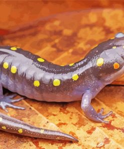 Spotted Salamander Diamond Painting Art