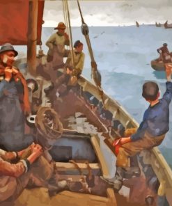 Stanhope Forbes Off To The Fishing Ground Diamond Painting Art
