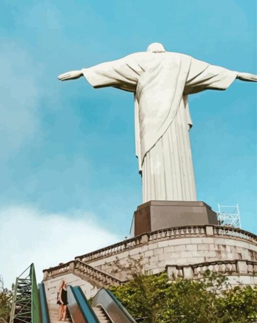 Statue Of Christ The Redeemer Diamond Painting Art