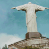 Statue Of Christ The Redeemer Diamond Painting Art