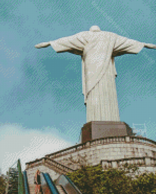 Statue Of Christ The Redeemer Diamond Painting Art