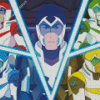 Voltron Diamond Painting Art