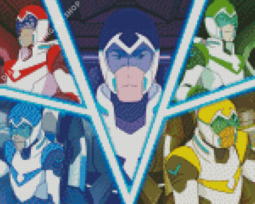 Voltron Diamond Painting Art