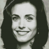 Young Courteney Cox Diamond Painting Art