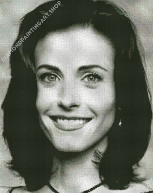 Young Courteney Cox Diamond Painting Art