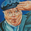 Abstract Benny Hill Actor Diamond Painting Art