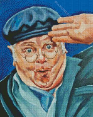 Abstract Benny Hill Actor Diamond Painting Art