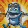 Aesthetic Crazy Frog Diamond Painting Art