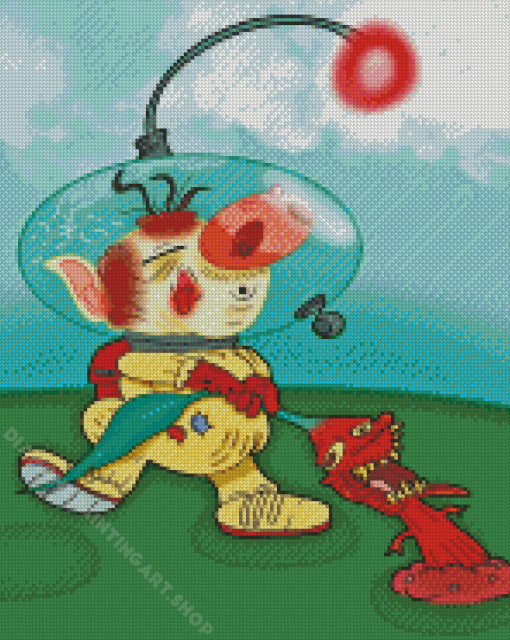 Aesthetic Olimar Diamond Painting Art