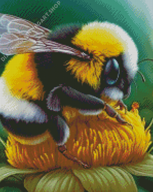 Bee Art Diamond Painting Art