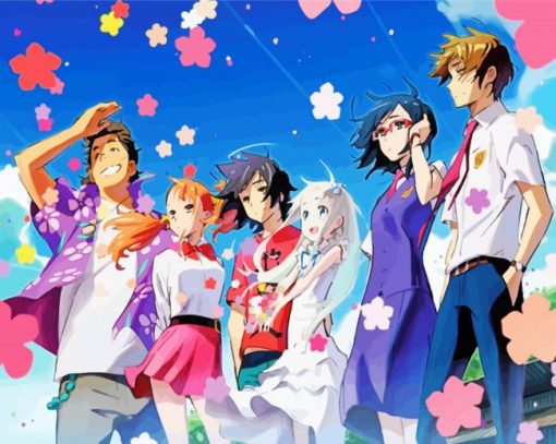 Cool Anohana Diamond Painting Art